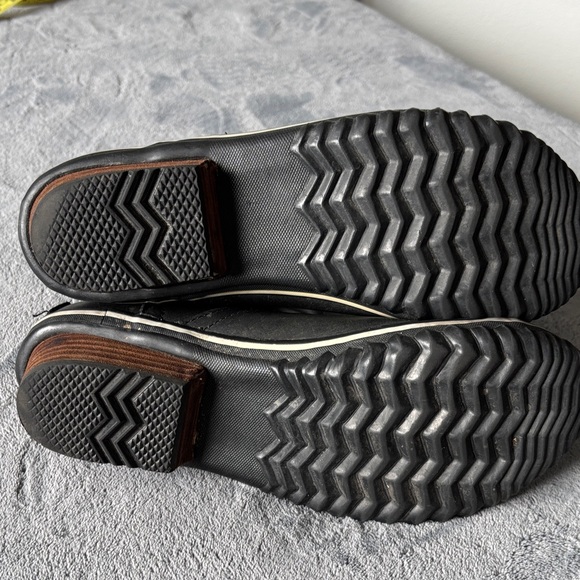 Sorel Black Leather slimboot boots 8.5 - Picture 10 of 11